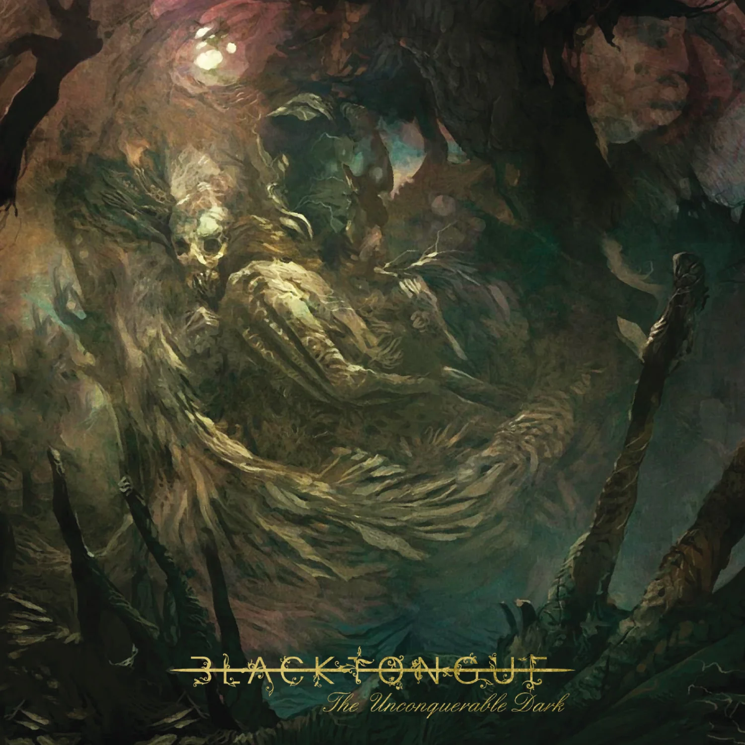 Black Tongue - The Unconquerable Dark (White / Purple Color Merge Vinyl) (LP)