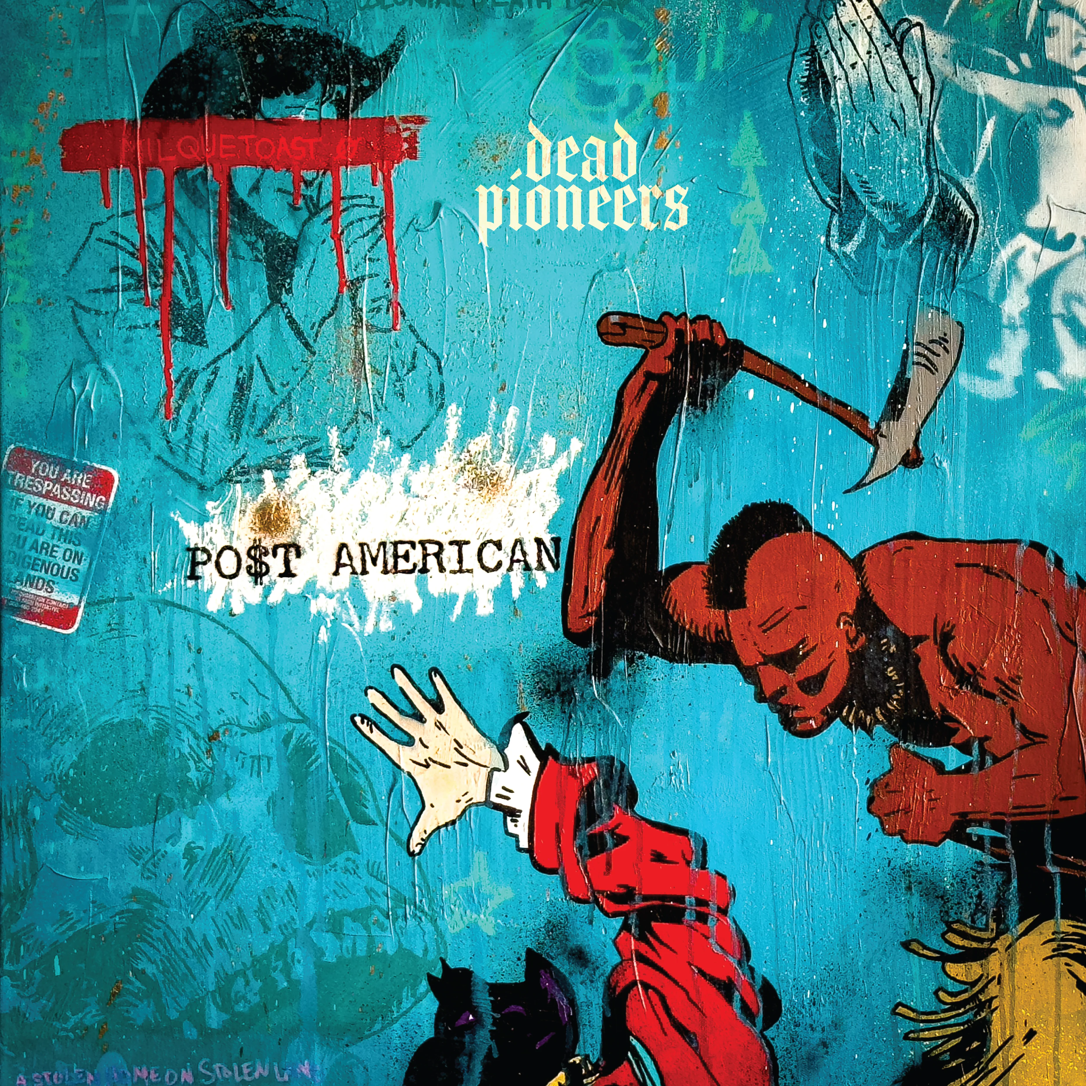 Dead Pioneers - PO$T AMERICAN (Crystal Clear Vinyl) (LP)