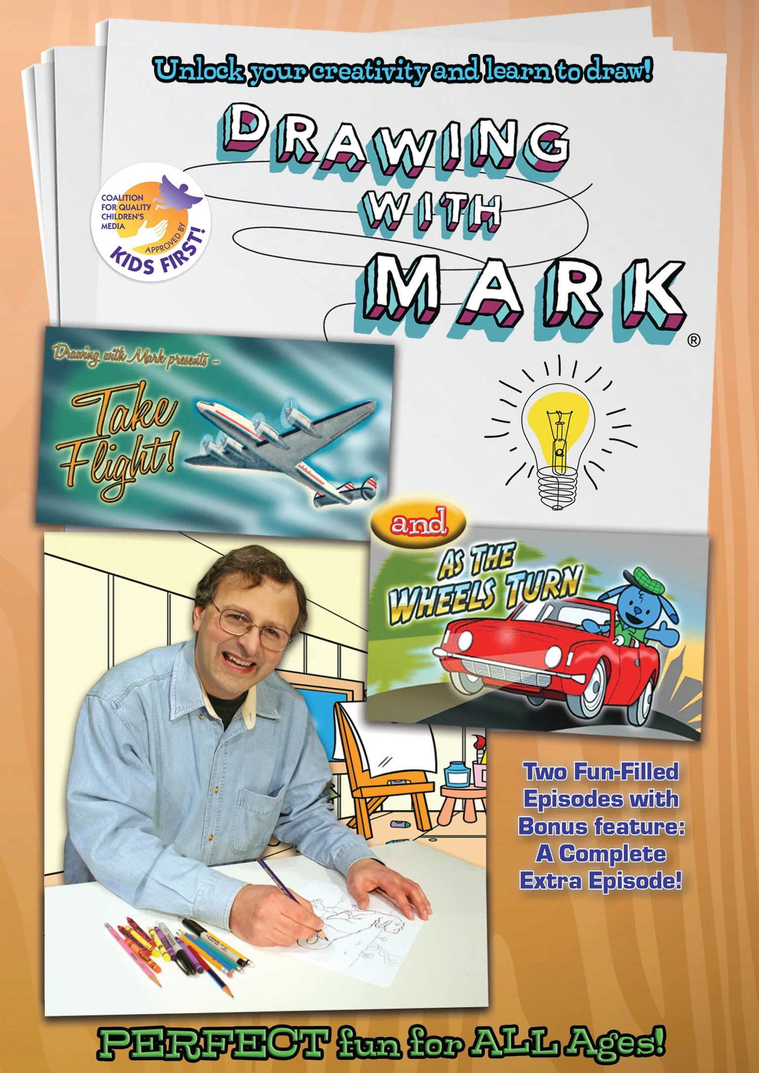 Drawing With Mark: Take Flight & As The Wheels Turn (DVD)