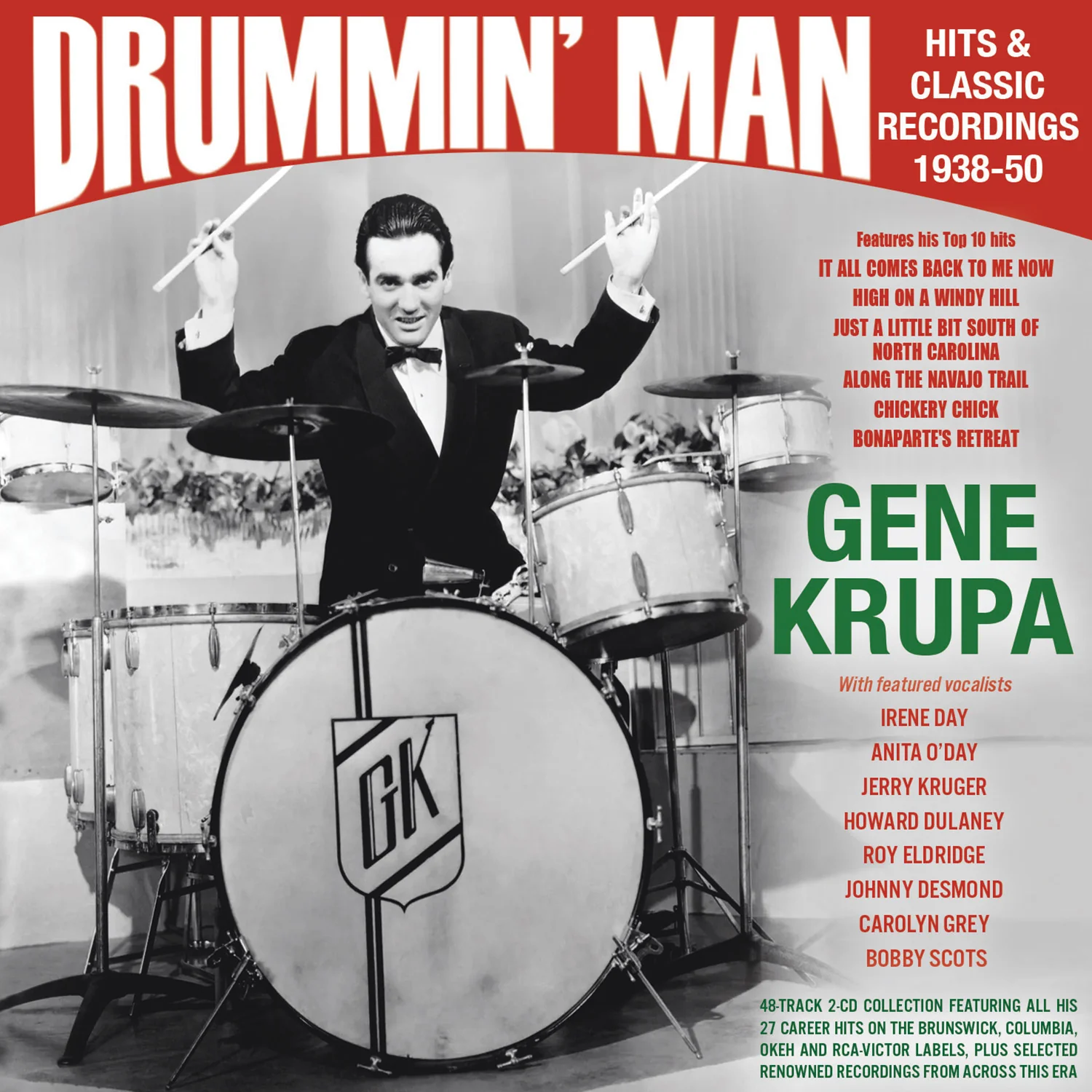 Gene Krupa - Drummin' Man: Hits & Classic Recordings 1938-50 (CD)