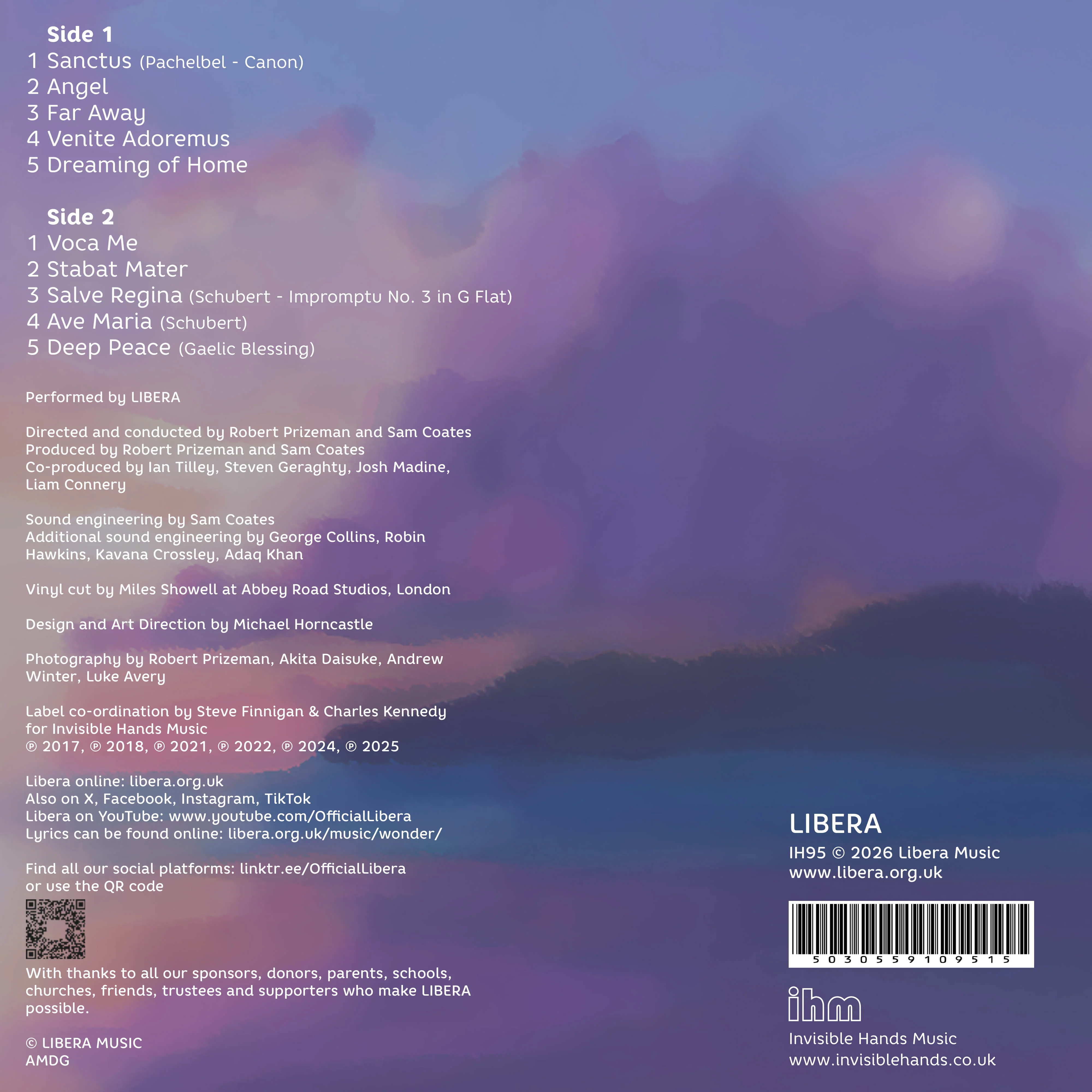 Libera - Wonder: An Introduction To Libera (Black Vinyl) (LP) PREORDER - Image 3