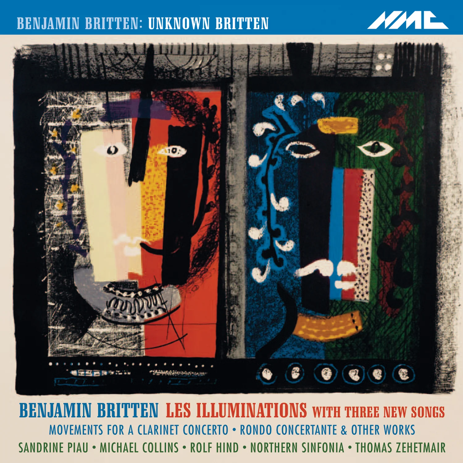 Northern Sinfonia & Sandrin Piau & Michael Collins - Unknown Britten (CD)