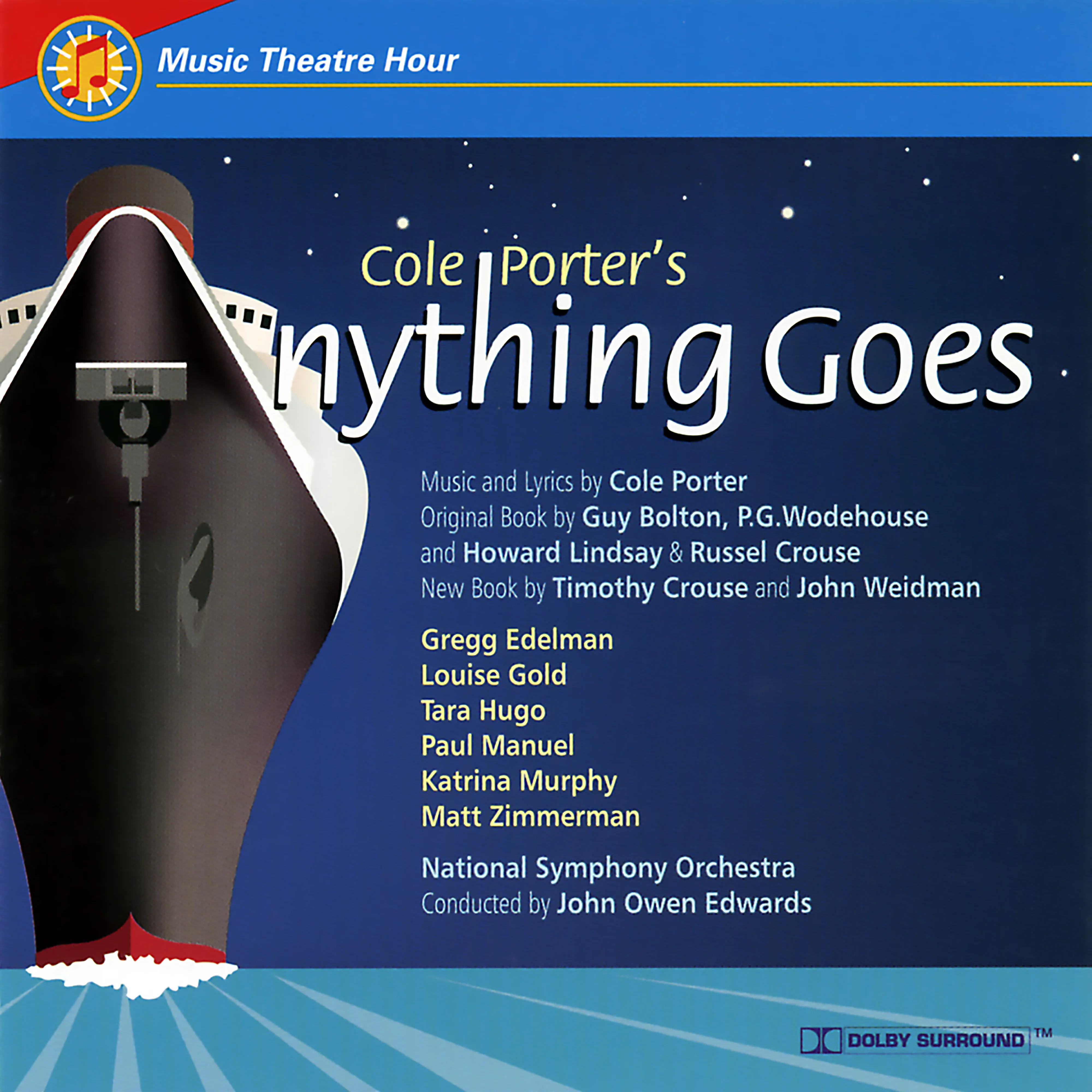 Original Studio Cast (Highlights) Music Theatre Hour - Anything Goes (CD)
