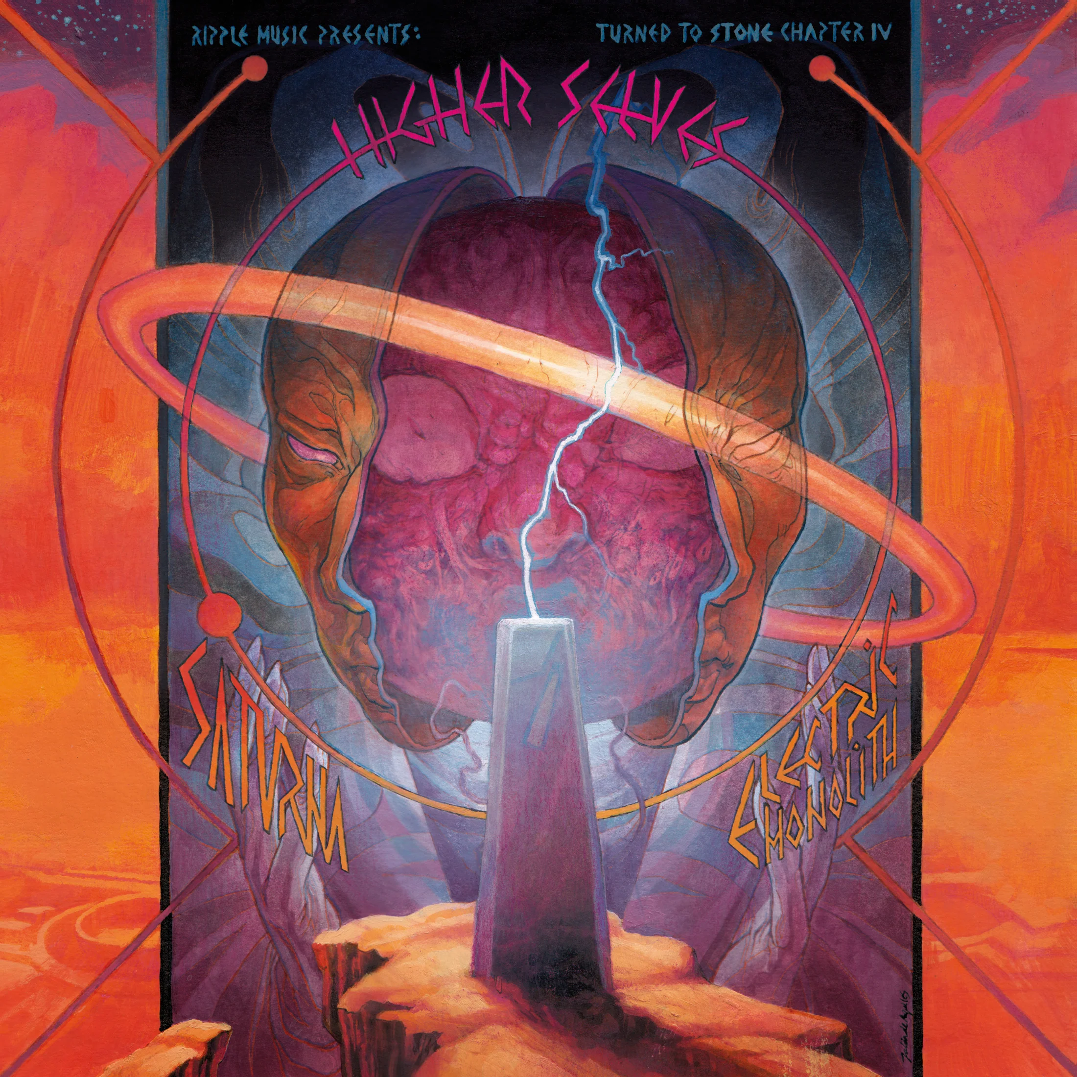Saturna & Electric Monolith - Turned To Stone Chapter 4: Higher Selves (LP)