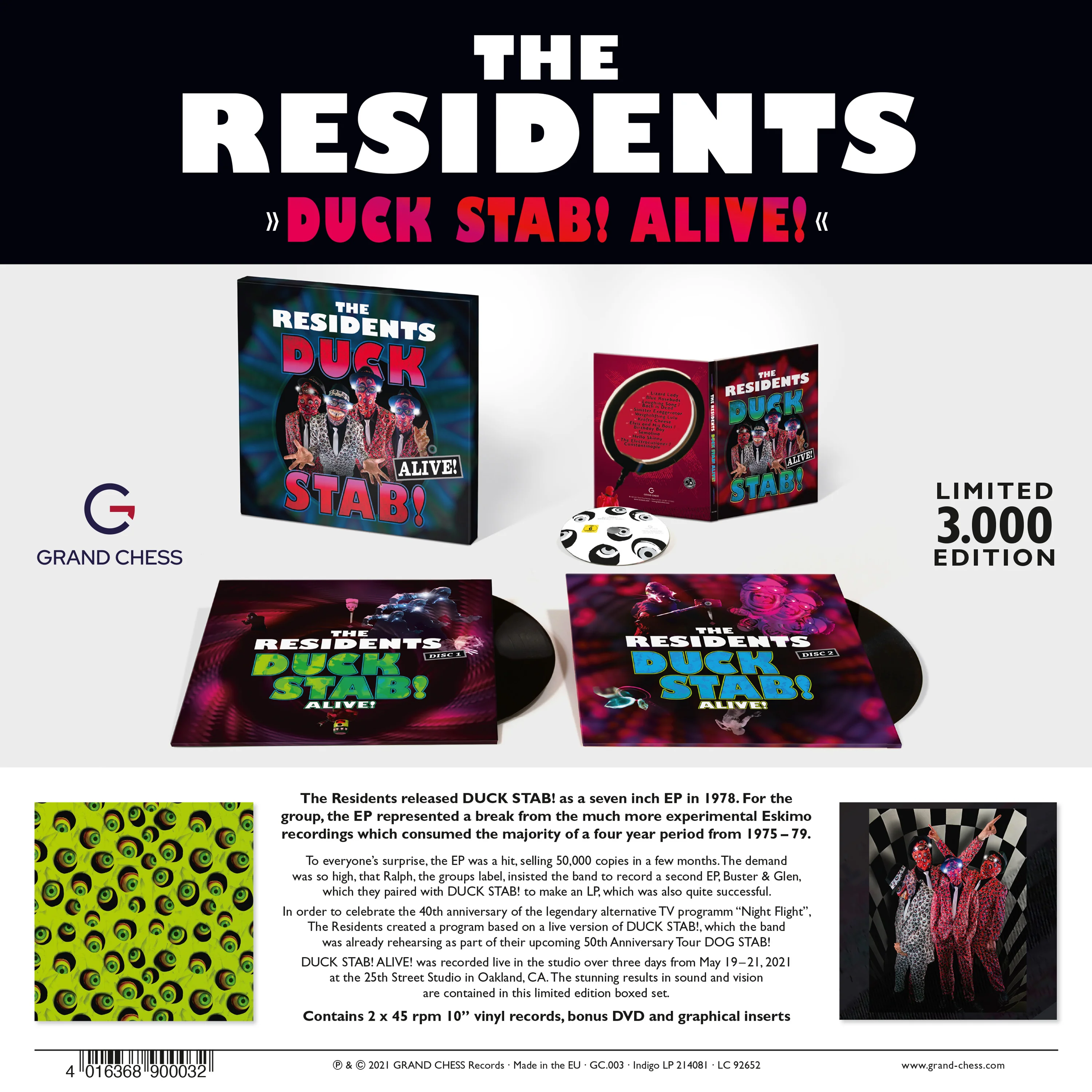 The Residents - Duck Stab! Alive! (2-10" LPs + DVD) (Limited Edition of 3,000 Copies) - Image 4