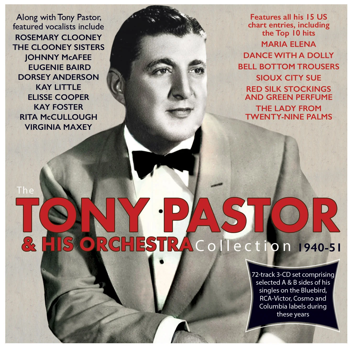 Tony Pastor & His Orchestra - Collection 1940-51 (CD)
