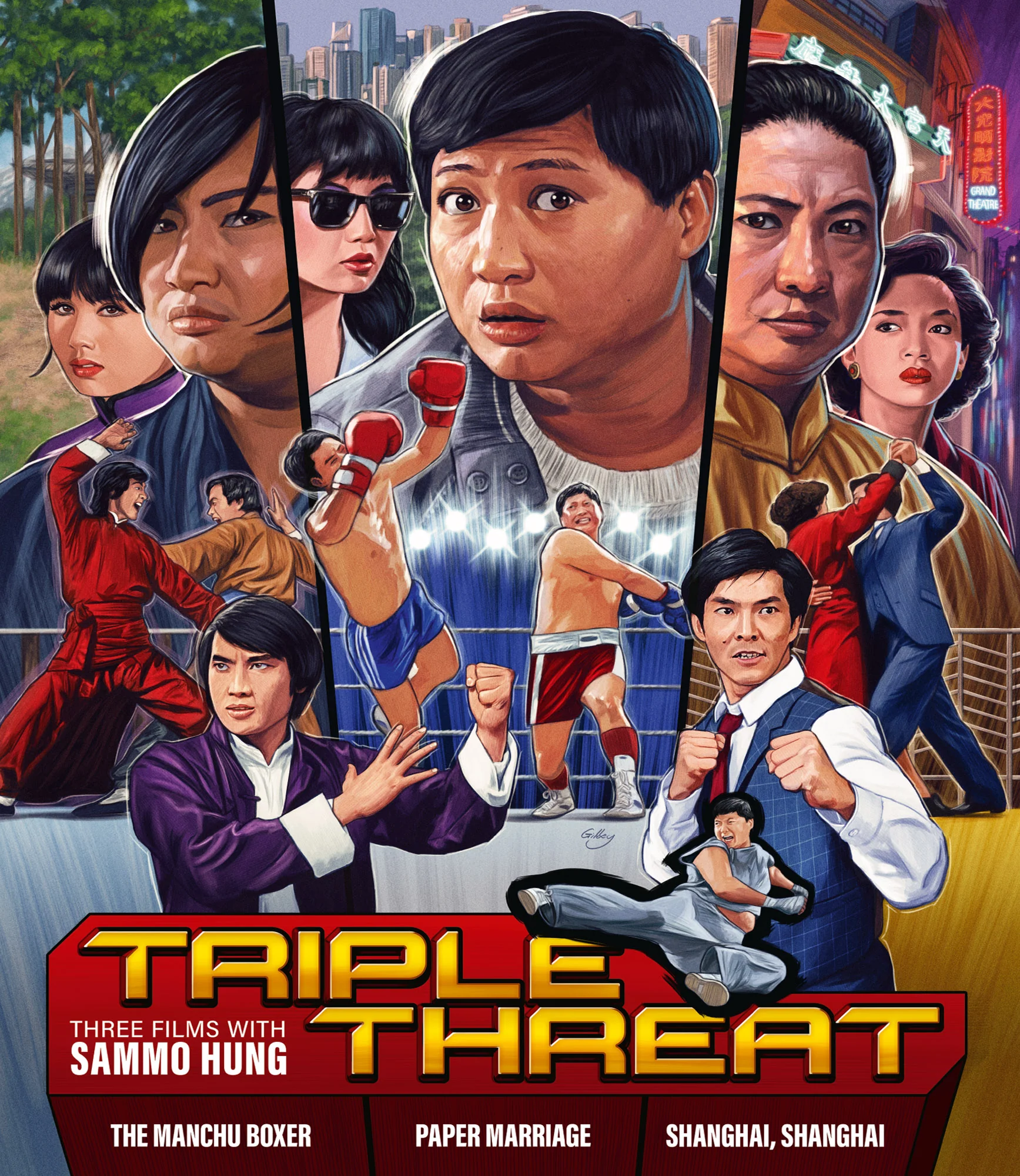 Triple Threat: Three Films with Sammo Hung [3-Disc Limited Edition] (Blu-ray) - Image 2