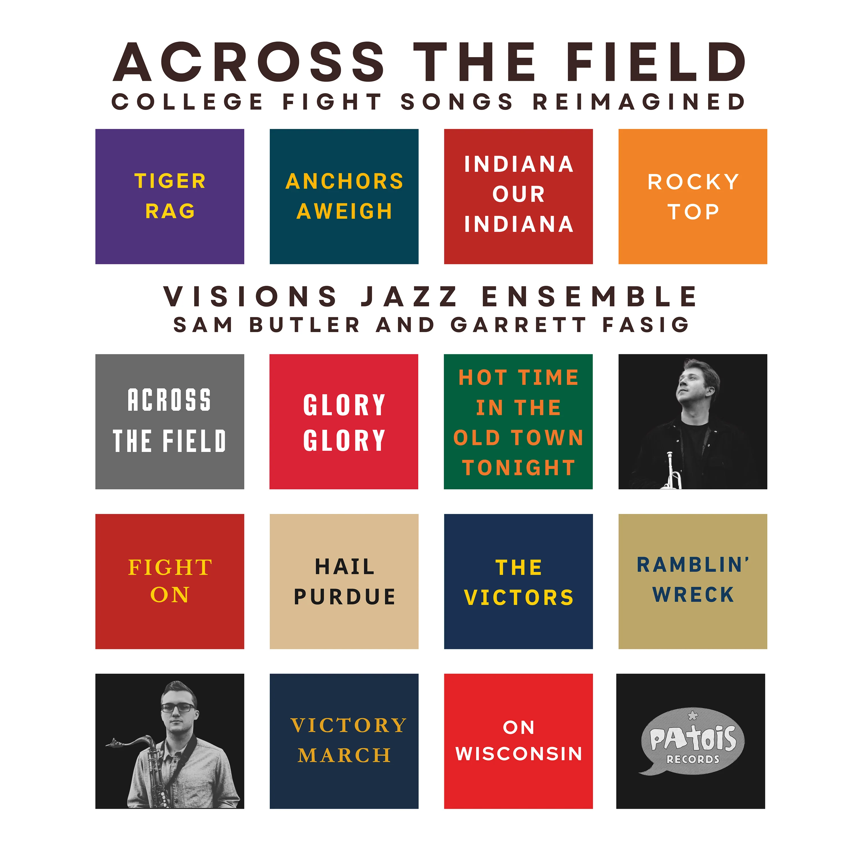 Visions Jazz Ensemble - Across The Field: College Fight Songs Reimagined (CD)